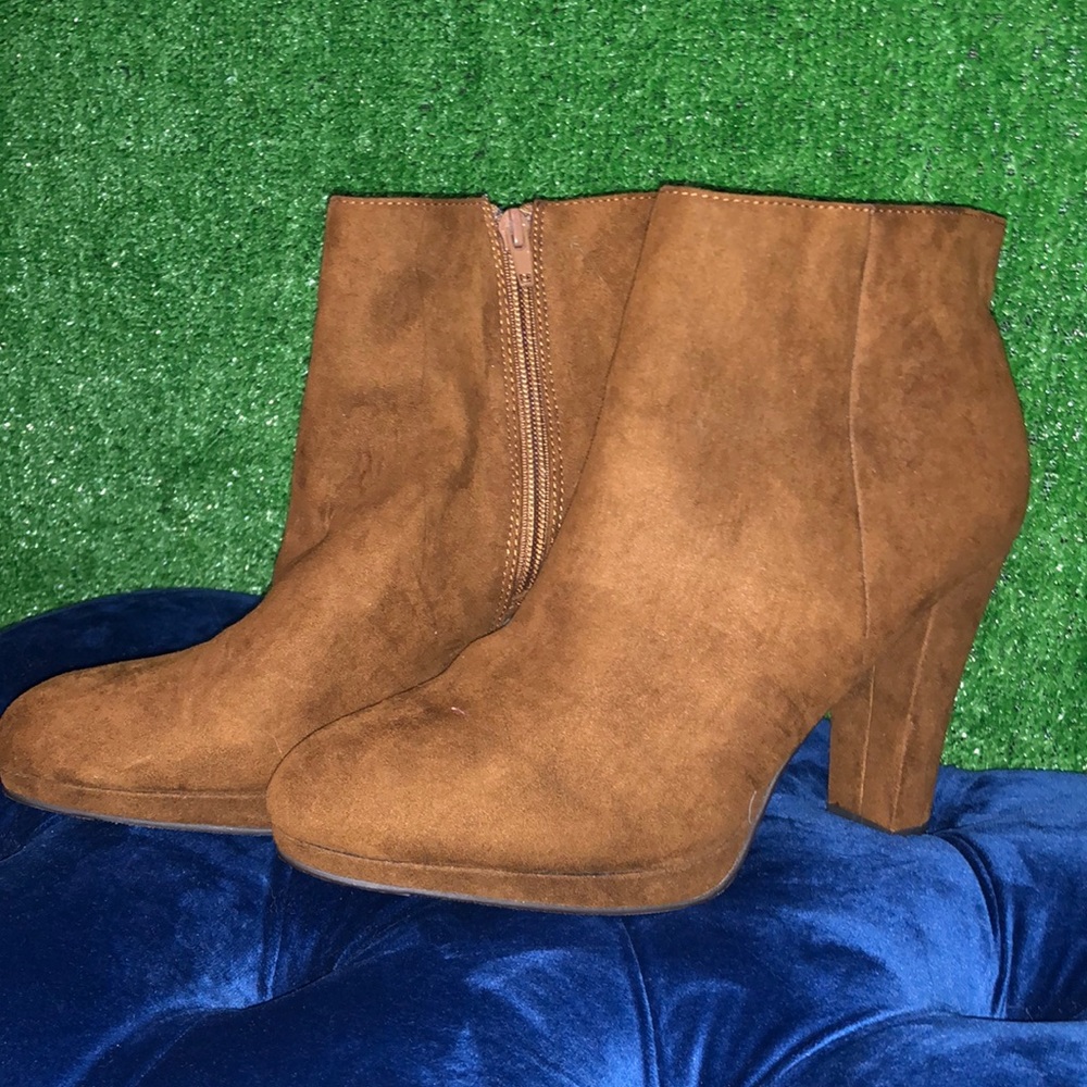 Brown booties